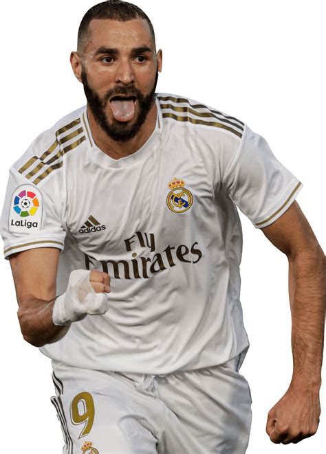 Karim Benzema Real Madrid football render - FootyRenders