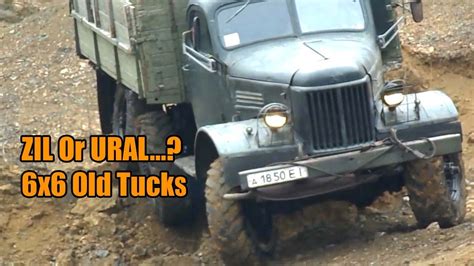 Amazing Russian Old Trucks 6x6 Off Road URAL Truck Or ZIL Truck ? - YouTube