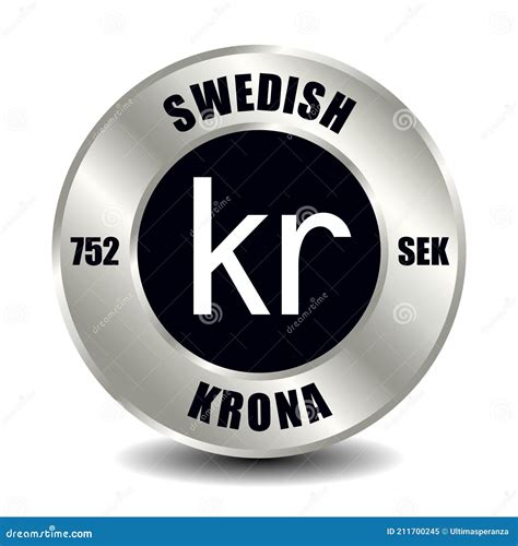 Krona Icon Of 3 Types Color, Black And White, Outline. Isolated Vector Sign Symbol ...