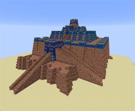 I built the Great Ziggurat of Ur as it may have appeared 4000 years ago ...