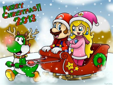 Mario Christmas Wallpapers - Wallpaper Cave