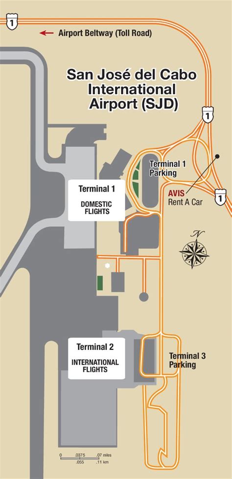 Los Cabos International Airport map - Ontheworldmap.com