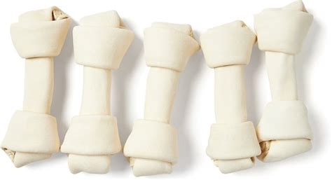 BONES & CHEWS 6-7” Rawhide Bone Dog Treats, 5 count - Chewy.com