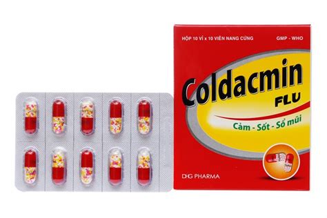 Coldacmin Flu: công dụng, liều dùng, giá bán