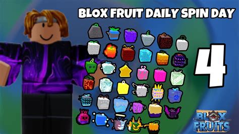 BLOX FRUIT DAILY SPIN || DAY 4 - YouTube