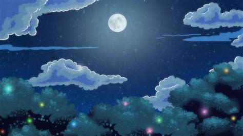 Anime scenery, Anime wallpaper, Night forest