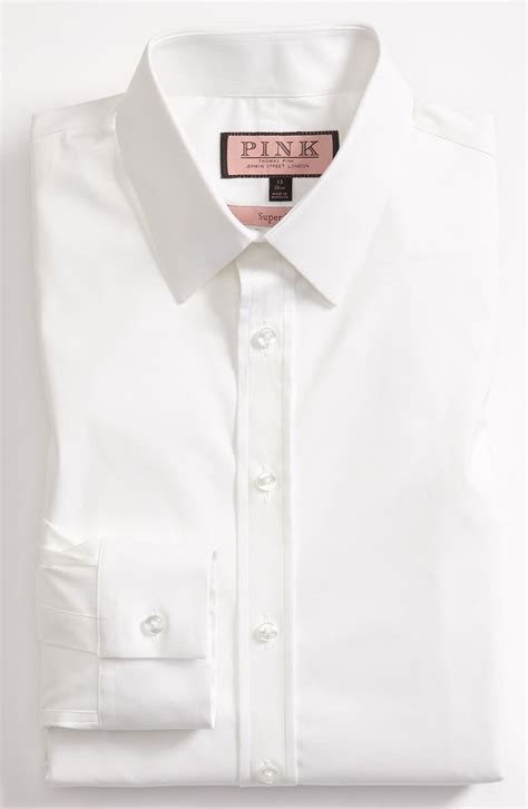 Thomas Pink Super Slim Fit Dress Shirt | Nordstrom