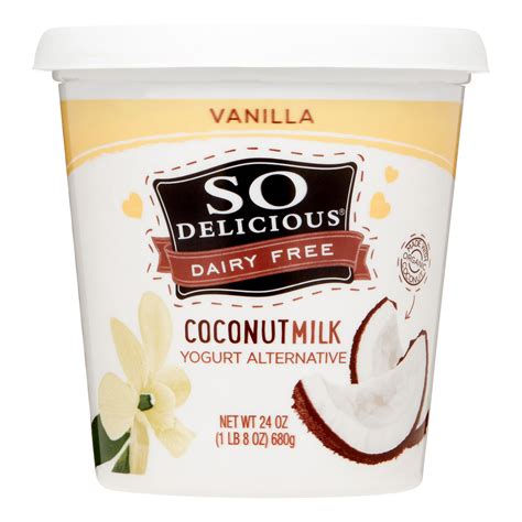 So Delicious + So Delicious Coconut Milk Yogurt, Vanilla, 24 Oz