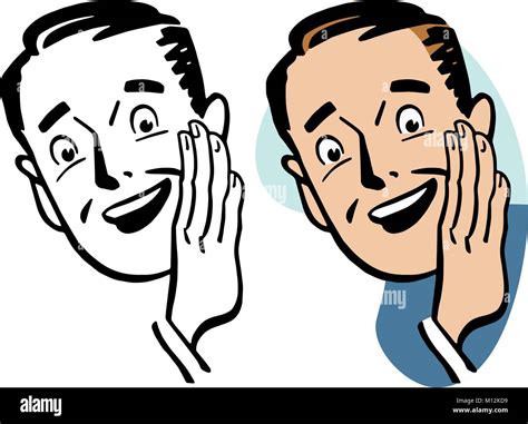 People gossiping cartoon hi-res stock photography and images - Alamy