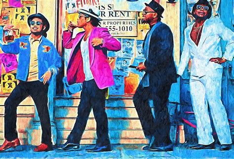 Bruno Mars - Uptown Funk 8 Digital Art by Yury Malkov - Fine Art America