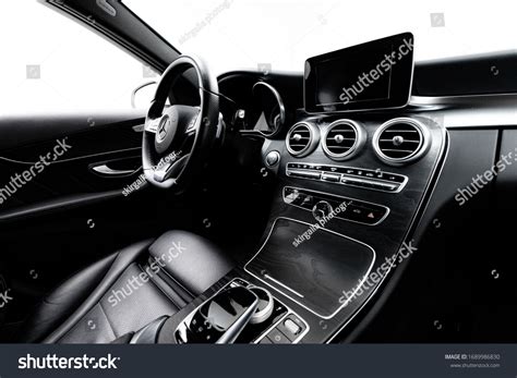 Mercedesbenz Interior Black White Stock Photo 1689986830 | Shutterstock