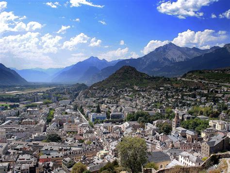 Elevation of Sion, Switzerland - Topographic Map - Altitude Map