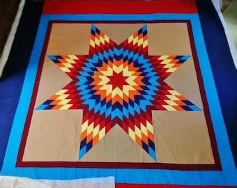 Native American Satin Star Quilts - Etsy