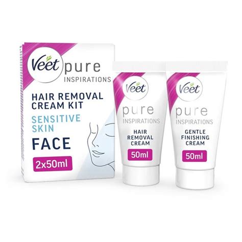 Veet Face Hair Removal Cream Sensitive Skin 100ml from Ocado