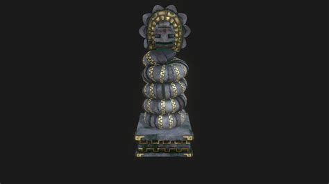 Kukulkan Statue - 3D model by k_dabrowsky [87f3fb3] - Sketchfab