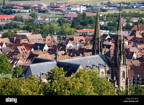 View of Obernai Alsace France Stock Photo - Alamy