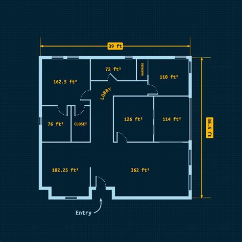 Simple Floor Plan With Dimensions - Please activate subscription plan ...