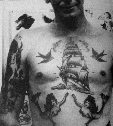 Classic Sailor Chest Tattoos