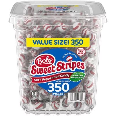 Bobs Sweet Stripes Soft Peppermints, 350 pcs. - Sam's Club