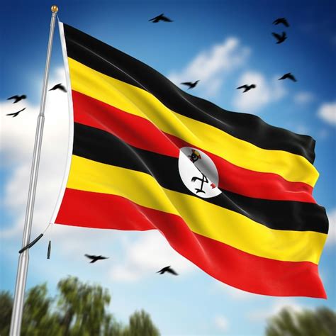 Premium Photo | Flag of Uganda