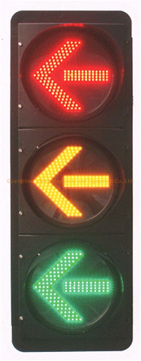 Three Colors Arrow LED Direction Traffic Light LED Arrow Indicator - China Traffic Lighting and ...