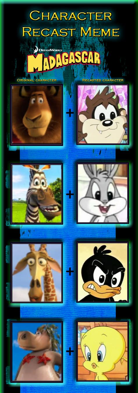 Madagascar Recast Meme Template By Jack1set2 On DevïantArt - Madagascar ...