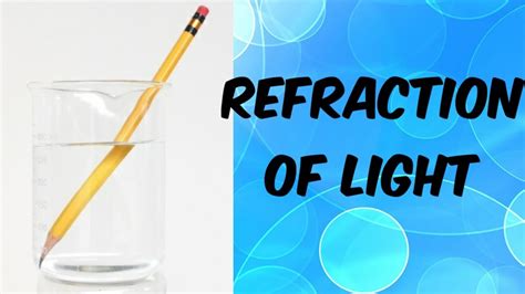 Refraction of light - YouTube