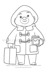 The adventures of Paddington coloring page