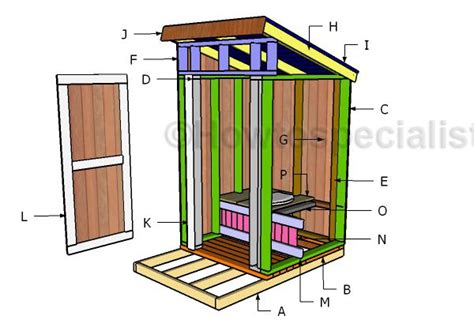 Building an outhouse Wood Storage Sheds, Storage Shed Plans, Wood Shed, Building An Outhouse ...