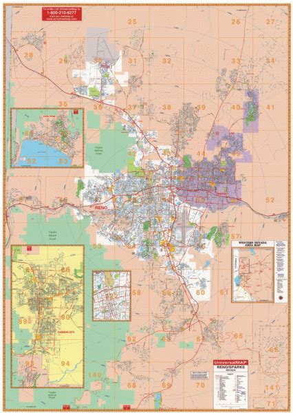 Reno Nevada City Map - Reno Nevada • mappery