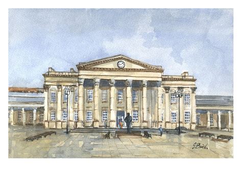 Huddersfield – Railway Station | Art Gallery Doncaster Gallery Artwork, Artwork Prints ...