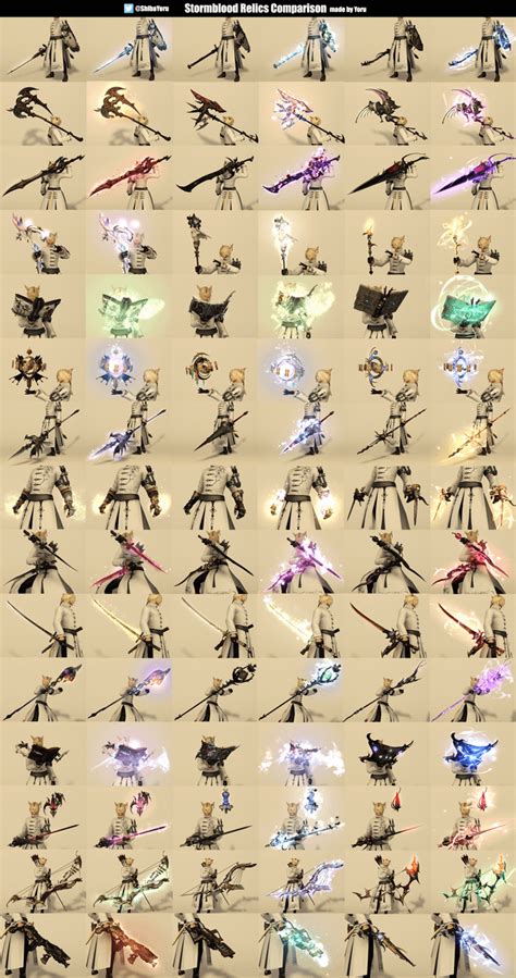 Ffxiv all summoner relic weapons