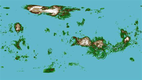 Blank Terraformed Venus Map - Topography (updated) by Esha-Nas on DeviantArt