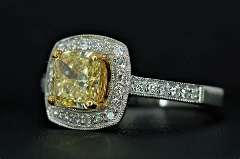 Natural Fancy Yellow Diamond Ring – DeBoscq Fine Jewelry