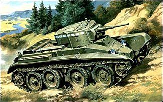 Unimodels BT5 WWII Soviet Tank Plastic Model Tank Kit 1/72 Scale #301