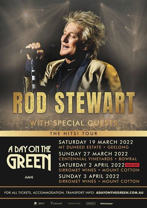 TOUR NEWS: Rod Stewart announces rescheduled Australia tour dates - The ...