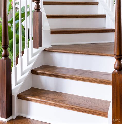 Painting Stair Risers - How to Get Clean Lines - The Navage Patch