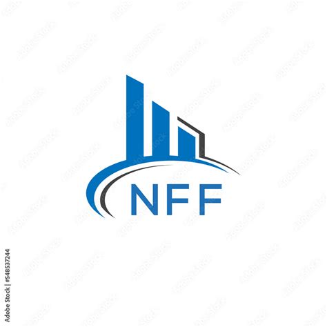 NFF letter logo. NFF blue image. NFF Monogram logo design for entrepreneur and business. NFF ...