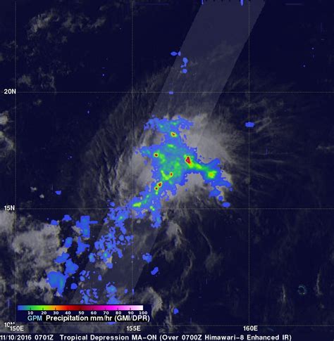 Tropical Depression MA-ON Evaluated With GPM Data | NASA Global ...