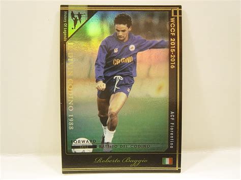 Panini WCCF 2015-16 HOLE Roberto Baggio 1967 Italy No.10 ACF Fiorentina ...