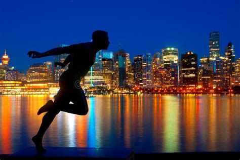 Vancouver Skyline stock image. Image of panorama, sculpture - 20179061