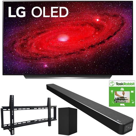 LG OLED65CXPUA 65-inch CX 4K Smart OLED TV with AI ThinQ (2020) Bundle ...