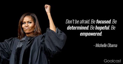 michelle-obama-quote-focused-empowered | Goalcast in 2020 (With images ...