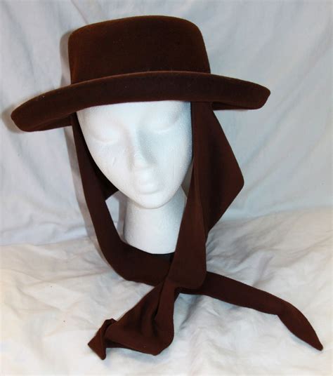 VTG WOMENS BROWN 100 WOOL FELT WINTER HAT ATTACHED SCARF ONE SIZE | eBay | Winter hats, Hats ...