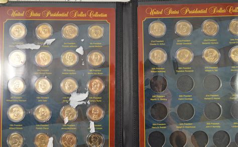 Historic Coin Collection - United States Presidential Dollar Collection Nicely Packed US Coins ...