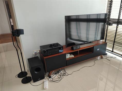 Denon sound system with 5 speaker 1 woofer, Audio, Soundbars, Speakers ...