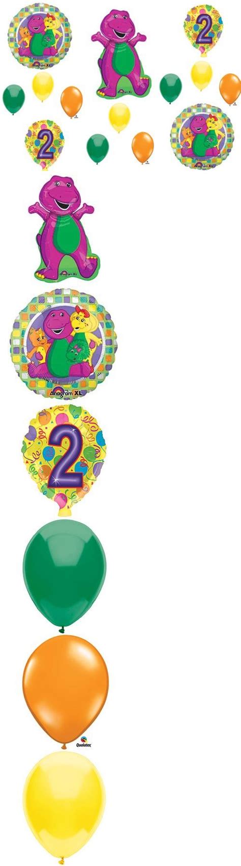 BARNEY 2nd BIRTHDAY PARTY Balloons Decorations Supplies Baby Bop - This ...