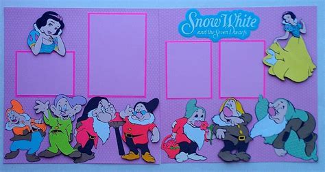 DISNEY SNOW WHITE Premade Layout Scrapbook Pages | Disney scrapbook pages, Disney scrapbook ...