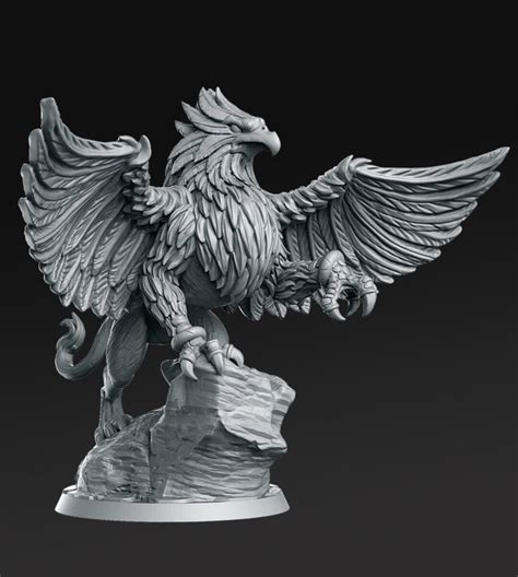 Dnd Griffin Mini Tabletop RPG Miniature D&D Figurines Pathfinder ...