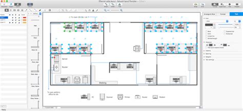 Network Diagram Floor Plan - floorplans.click